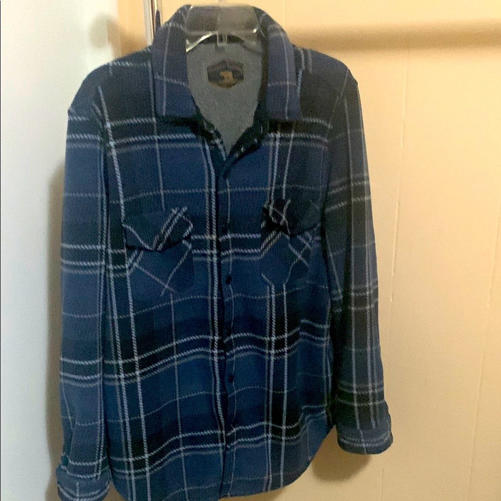 Freedom Foundry Blue Plaid Button-Up Shirt
